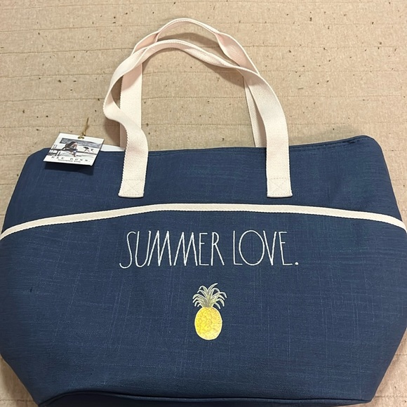 Rae Dunn “summer love” insulated tote bag NWT - Picture 1 of 3